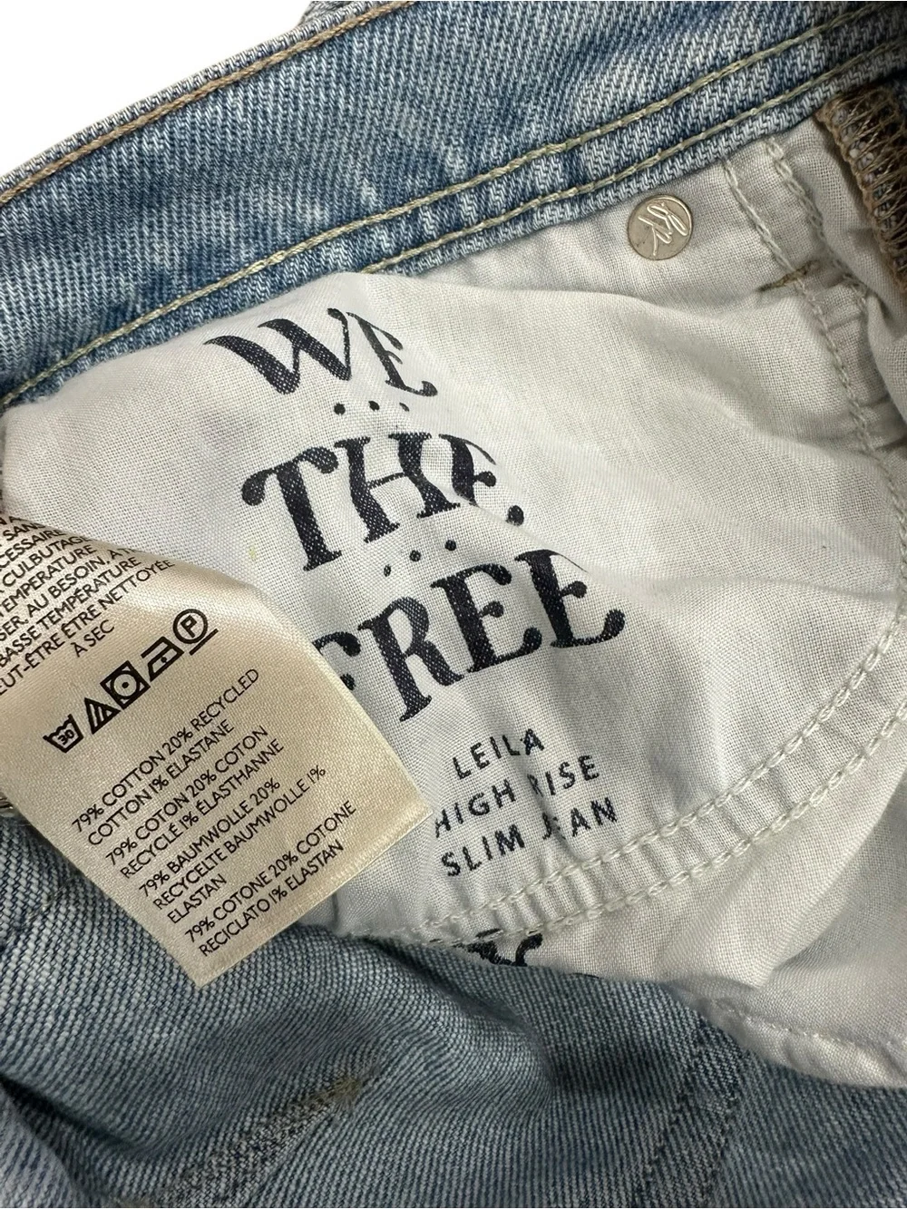 Free People Leila High-waist Blue Jeans - Picture 4 of 7